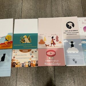 Assorted Pet Sympathy Cards